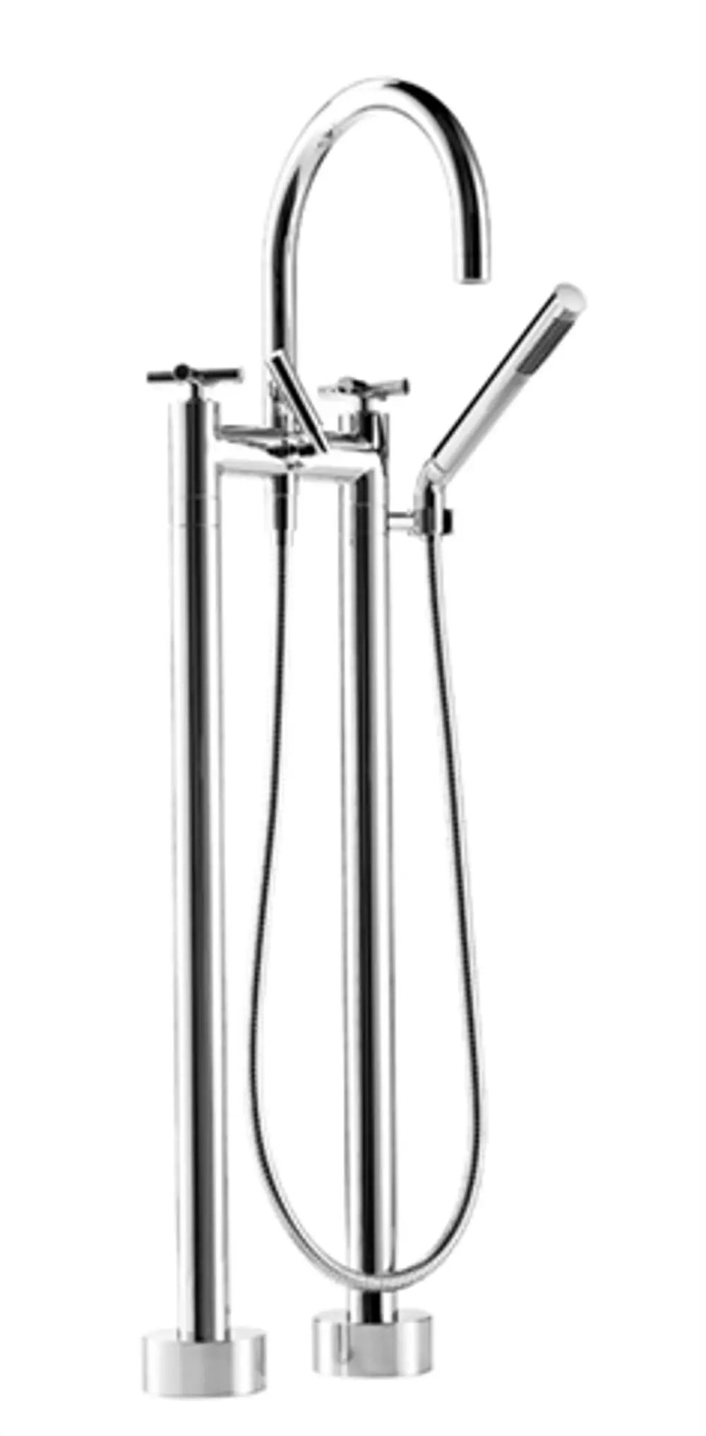 Dornbracht-TARA.-Wannen-Zweilochbatterie-Schwallauslauf-Ausladung 220mm-Champagne (22kt), 25943892-47 Galeriebild 1